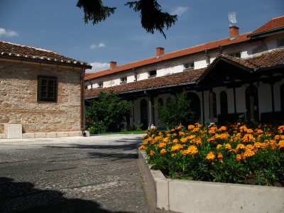 Courtyard within Sveti Spas
