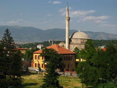 Restored Ottoman villa with Mustafa Paša Mosque