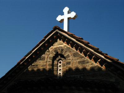 Cross atop Crkva Sveti Dimitry