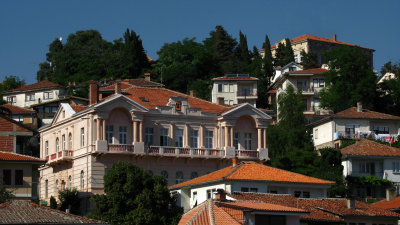 Houses on the hillside, Ohrid old town