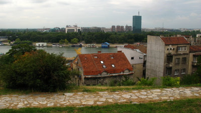 View of the Sava with Novi Beograd skyline