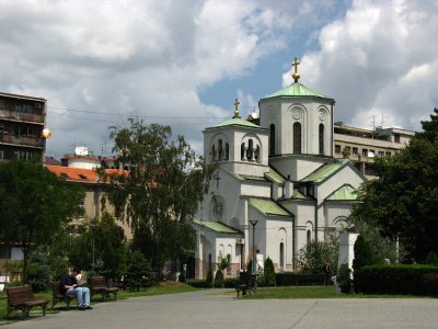Smaller Orthodox Church beside St. Sava's