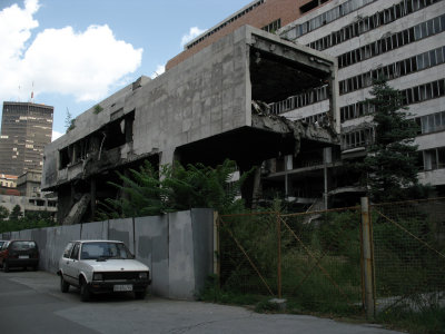 Smaller NATO-bombed structure