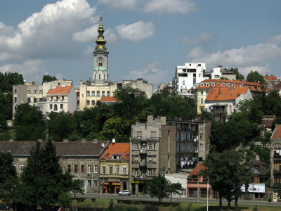 Belgrade's Stari Grad from across the Sava