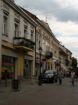 Central street in Zemun