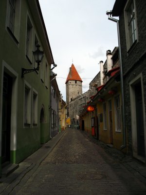 Tower at the end of the street
