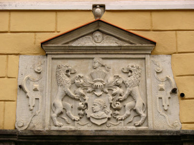 Crest on St. Olaus' Guild