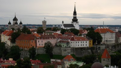 Toompea viewed from St. Olaf's Church