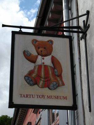 Sign for the Toy Museum