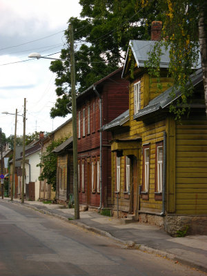 Rows of wooden houses, Supilinn