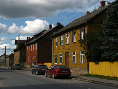 Residential stretch on Herne, Supilinn