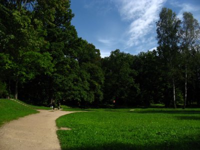 Walking path leading toward Turaida