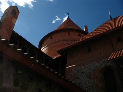 Castle turret from the courtyard