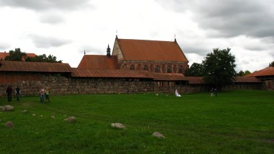 In the grounds of the former castle