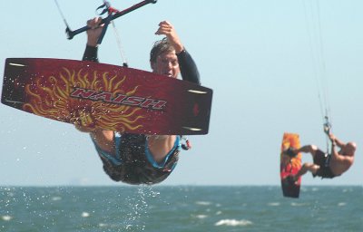 Kite surf, jump 03