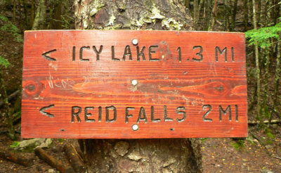 Directions on the trail