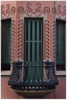 Balcony in Guell Park
