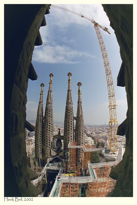 Sagrada Familia (fish eye)