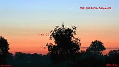 Venus and the Old Moon