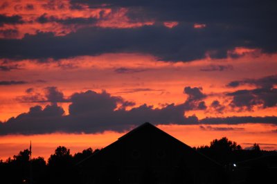 Bay Shawinigan sunset QC Canada