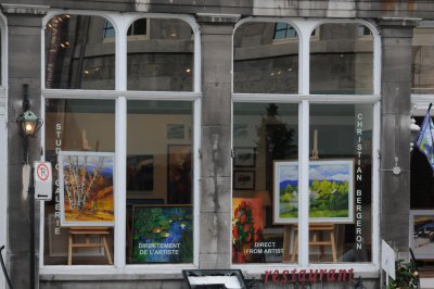 Behind the window Art gallery