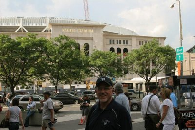 At the NEW Yankee Stadium