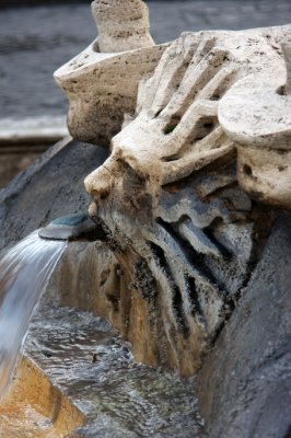 Fontana della Barcaccia Detail 1