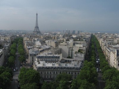 Tour Eiffel from the Arc de Triomphe