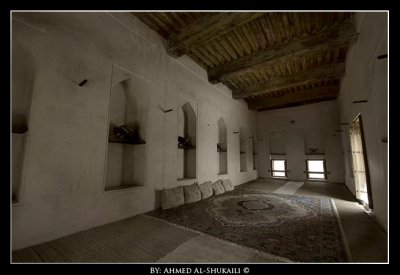 A room inside Jabrin fortress