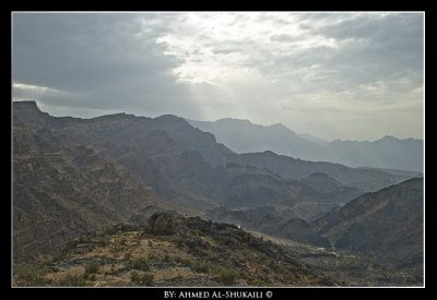 A view from Wadi Bani Aouf