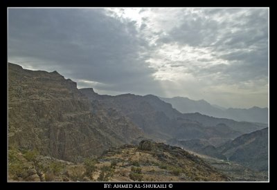 A view from Wadi Bani Aouf