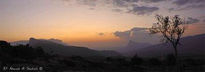 Sunset at Jabal Shams