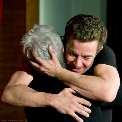 Lou gets the big hugs...