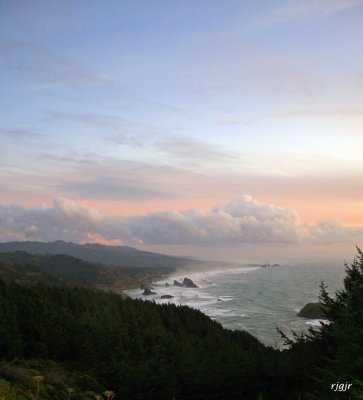 Meyers Creek Beach from Cape Sebastian, OR
