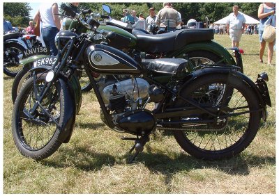 Enfield Single at Enfield Motorcycle Show