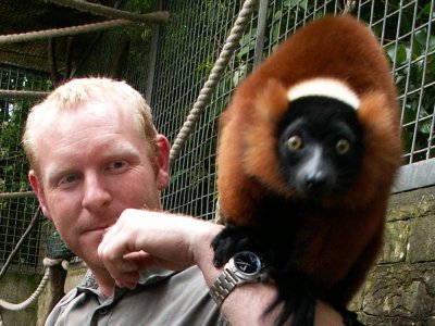July 10 Bristol Zoo - Alan and Colin the Lemur
