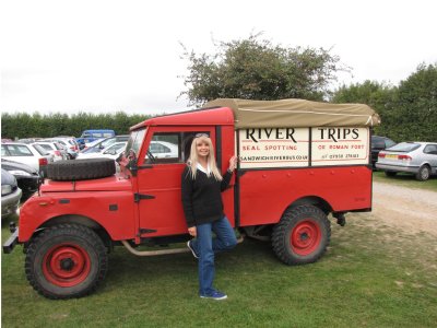 Colin's vehicle at Howletts