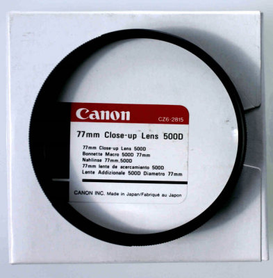 Canon 500D Close up Lens