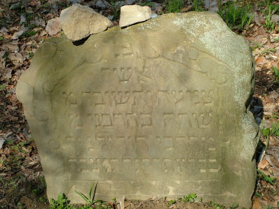 Sara, daughter of Mordechai David died 14th Kislev 5633 (1872)