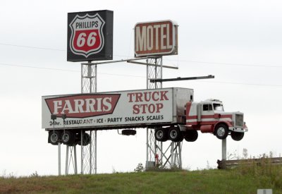 Elevated Truck Sign