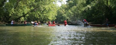 The beginning's of a bad water fight