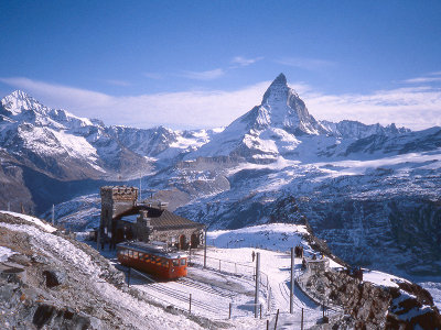 The Matterhorn as seen from Gornergrat, Switzerland - 1981