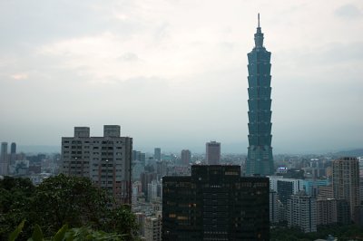 View of Taipei 101 from Elephant Mountain