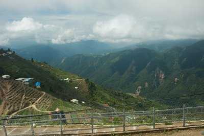 View of the mountains