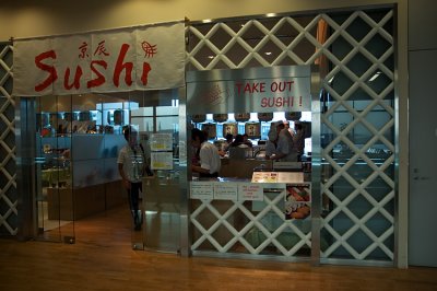 Sushi Restaurant at Tokyo Narita Airport (on my way to Taiwan)