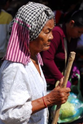 Woman in the Tak Mao Market