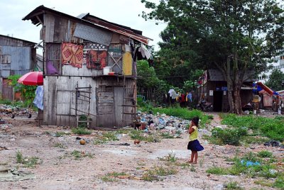 Girl in Slum