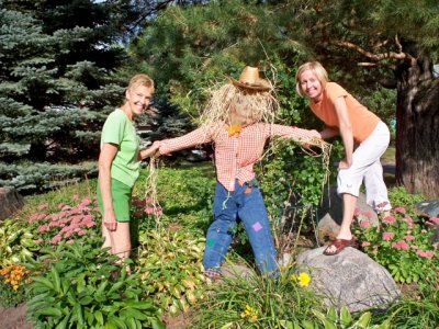 Mother, daughter and scarecrow.jpg