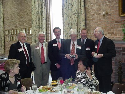 Starr, Ewing, Cowden, Miller, OBrien, &  Gramm (at 40th reunion in 2001)