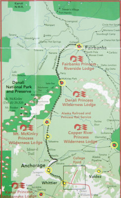 Map of Ground Tour Section